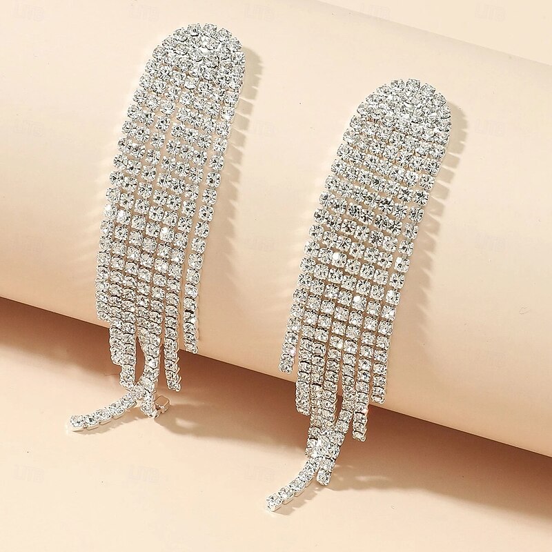 Women's Stud Earrings Fancy Joy Elegant Stylish Earrings Jewelry Silver For Party4