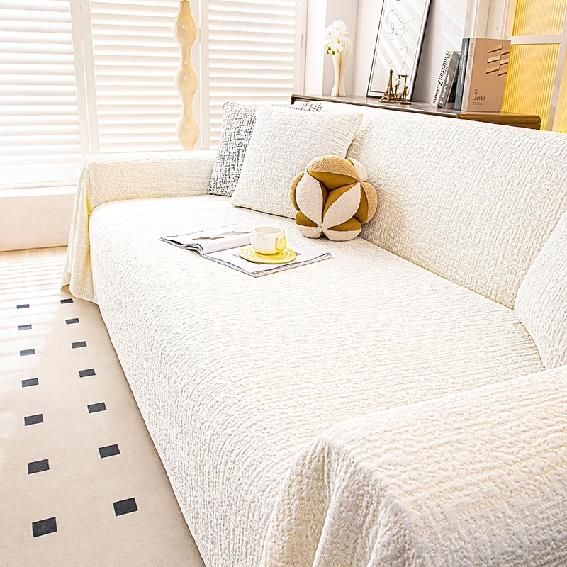 Chenille Sofa Cover for Dogs Pet-Friendly Couch Protector Soft and Durable Fabric Protects Furniture from Pet Hair and Dirt Stylish and Comfortable Slipcover Easy to Install and Machine Washable