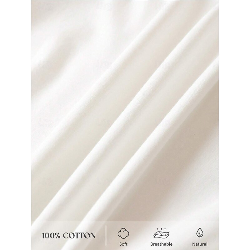 Women's 100% Cotton T Shirt Casual Letter Regular Tops Long Sleeve Round Neck Print Regular Fit Daily Weekend Black White Blue Fall Winter Prefall3