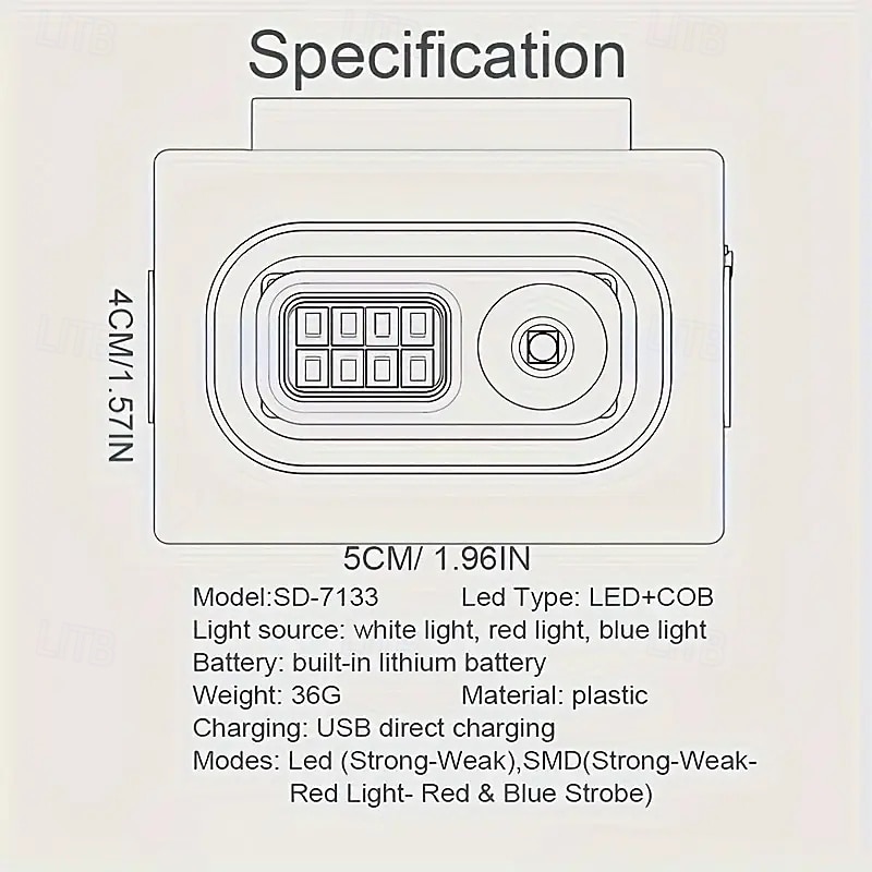 Rechargeable LED Safety Light - High Visibility Magnetic Clip-On Hat Flashlight for Night Running Walking & Hiking3