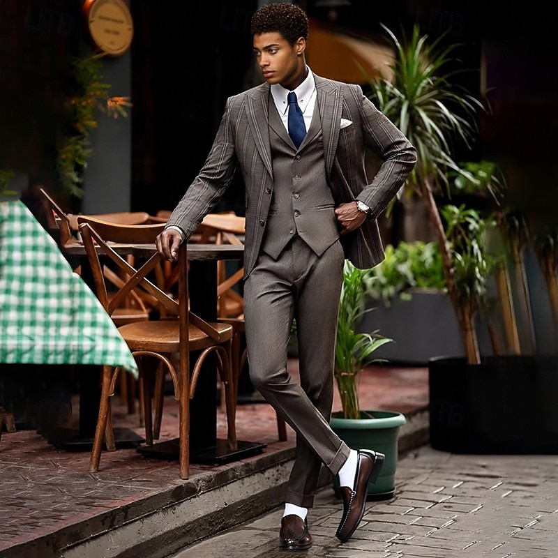 Stylish Brown Leather Loafers with Hand-Stitched Brogue Detail for Men | Perfect for Casual and Business Casual2