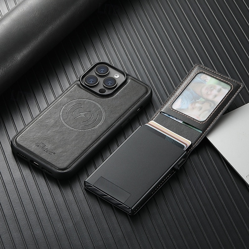 Phone Case For iPhone 17 Pro Max 17 Air 16 15 14 Pro Max Plus 13 12 Pro Max Back Cover with Stand Holder Magnetic Support Wireless Charging Retro TPU PC