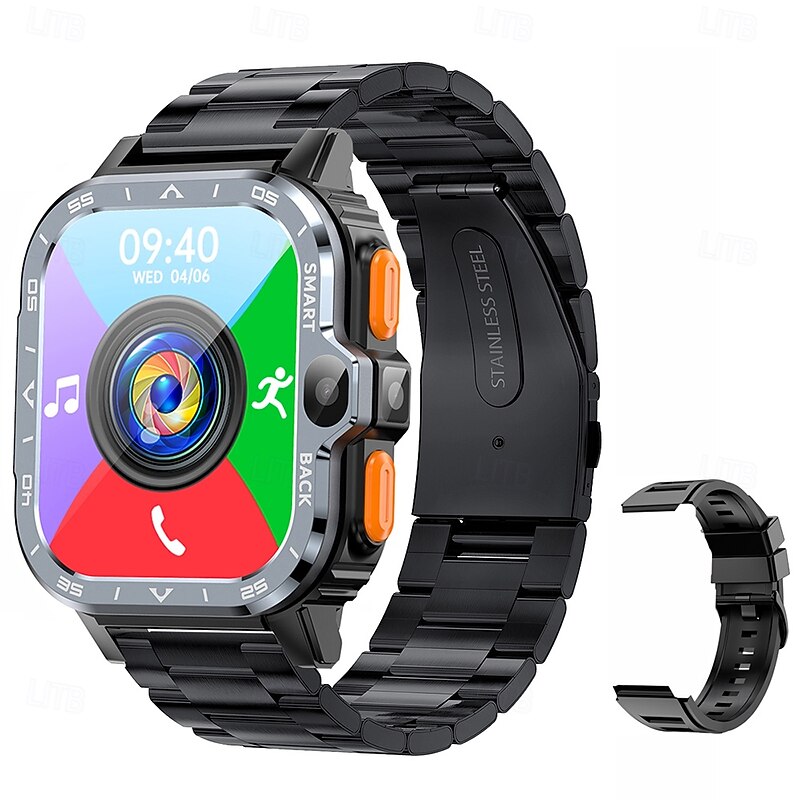 IMOSI PGDWATCH Android Smart Watch Men GPS 16G/64G ROM Storage HD Dual Camera NFC 2G 4G SIM Card WIFI Wireless Fast Internet Access Eurasian version2