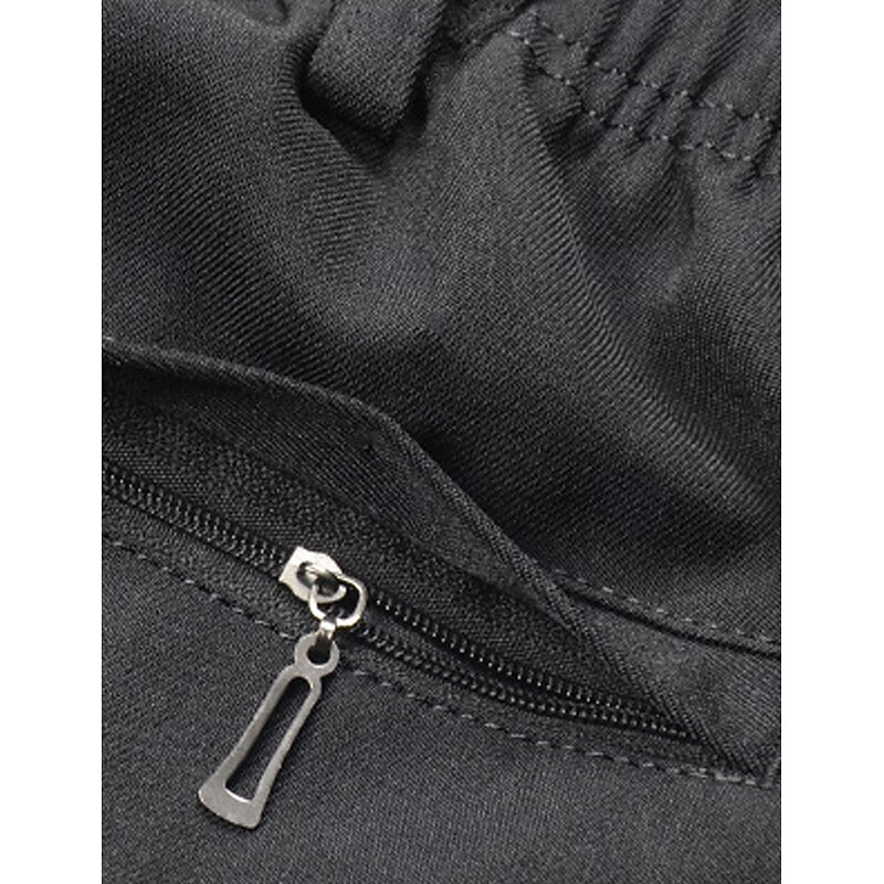Men's Dress Pants Trousers Suit Pants Pocket Elastic Waist Zipper Pocket Plain Wearable Wrinkle Resistant Full Length Wedding Party Business Fashion Classic Style Black Light Grey3