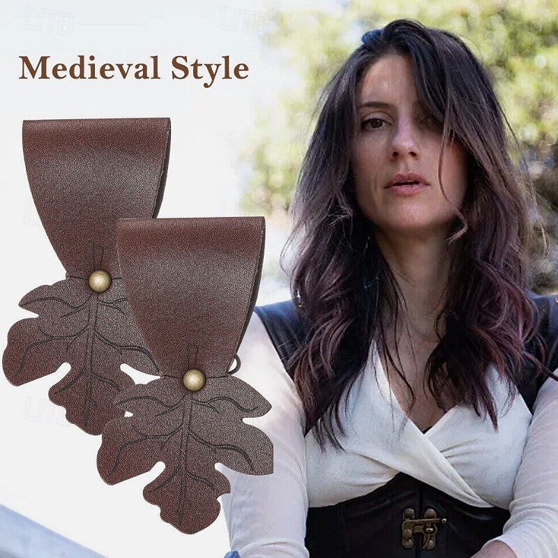 Retro Vintage Medieval Renaissance Hem Clips Viking Ranger Elven Fancy Dress Men's Women's Celtic Viking Fantasy Halloween Carnival Mardi Gras Party LARP Adults' More Accessories3