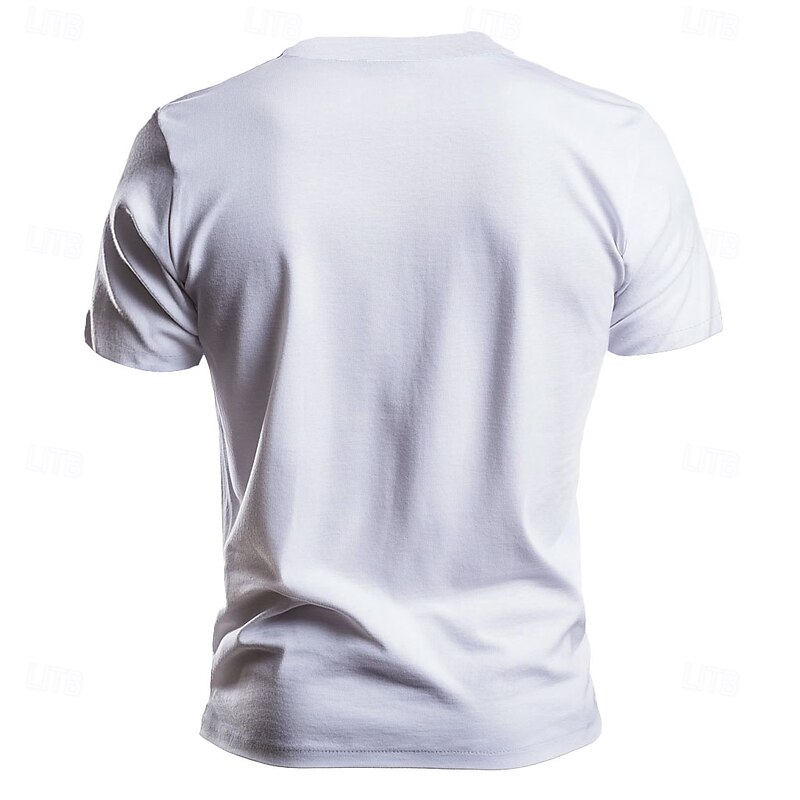 Men's T-Shirt Short Sleeve Graphic Montego Bay Jamaica Tropical Parrot Design2