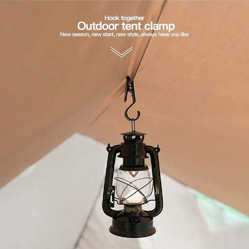 5pcs Outdoor Tent Clips, Portable Multi-Function Crocodile Hooks, Anti-Slip Sky Curtain Clips for Tent Awnings Hanging Accessories3