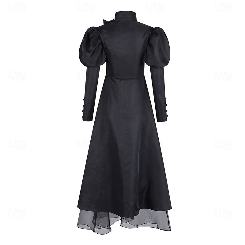Witch Fairy Dress Outfits Costume Carnival Costume Walpurgis Night Movie TV Theme Costumes Movie Cosplay for Women's Adults' Halloween Carnival Mardi Gras Performance Party Stage4