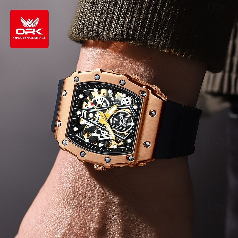 Men Quartz Watch Fashion Business Wristwatch Luminous Waterproof Decoration Silicone Gel Watch3