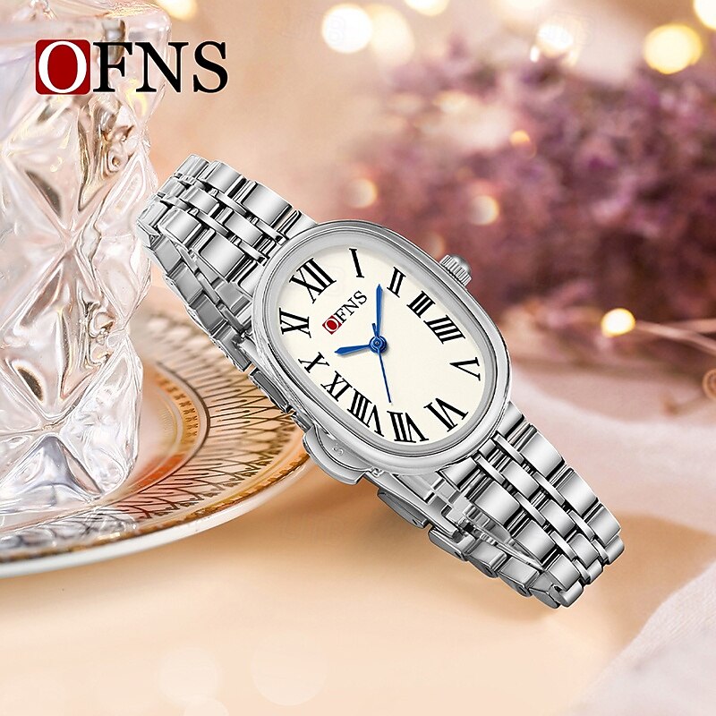 Women Quartz Watch Minimalist Luxury Fashion Business Waterproof PU Leather Stainless Steel Strap Watch4