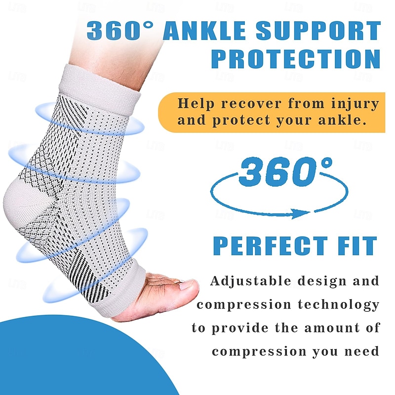 Socks for Women Soothe Compression Socks for Neuropathy Pain, Ankle Brace Plantar Fasciitis Swelling Relief3