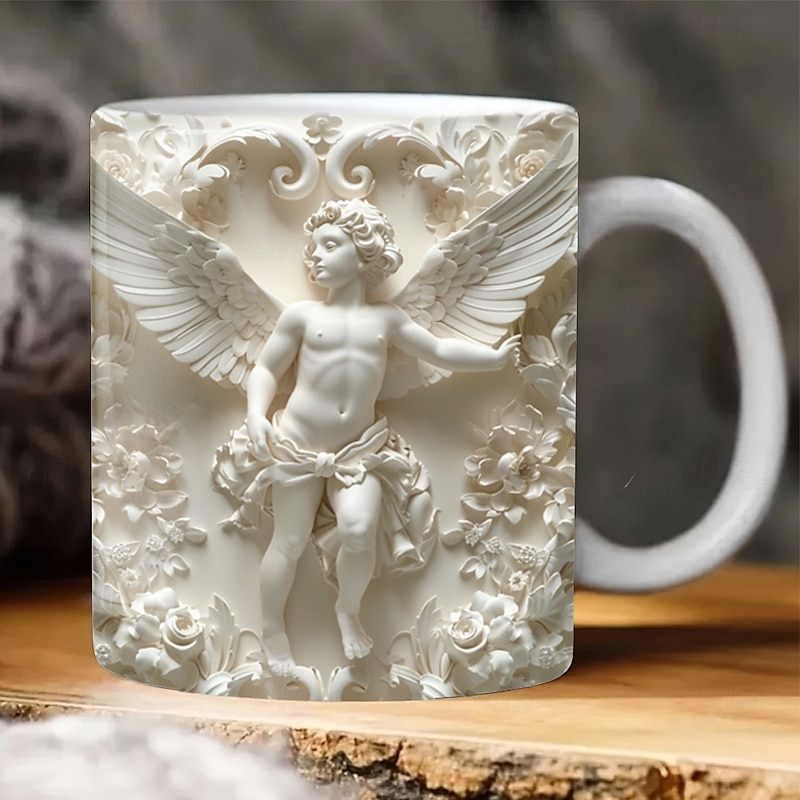 3D Jesus Mug 3D Print Coffee Cup Mug Gift for Christians White Ceramics 330ml 12oz Birthdays Anniversaries Christmas Weddings Best Gifting Ideas for Christian3