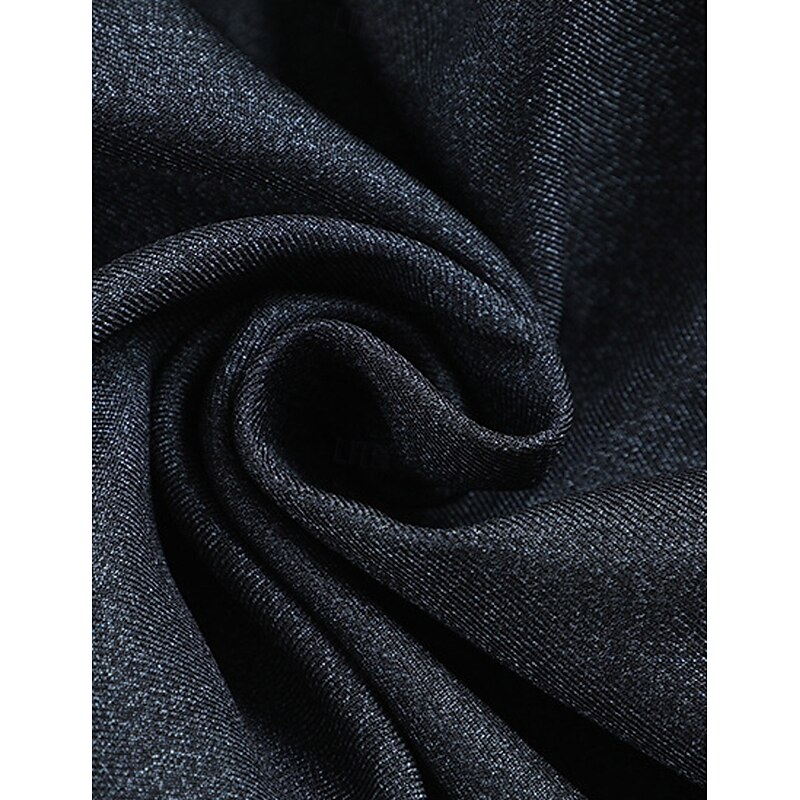 Men's Dress Pants Trousers Suit Pants Pocket Elastic Waist Zipper Pocket Plain Wearable Wrinkle Resistant Full Length Wedding Party Business Fashion Classic Style Black Light Grey4