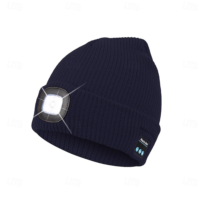 Men's Unisex Beanie Hat Winter Hats Beanies Skull Cap Knit Hat Black Red Polyester Knitted Cozy Daily Wear Going out Solid / Plain Color Warm4