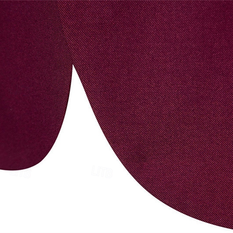 Men's Blazer Business Cocktail Party Wedding Party Fashion Casual Spring &  Fall Cotton Blend Color Block Patchwork Pocket Comfortable Single Breasted Blazer Black White Burgundy Blue3