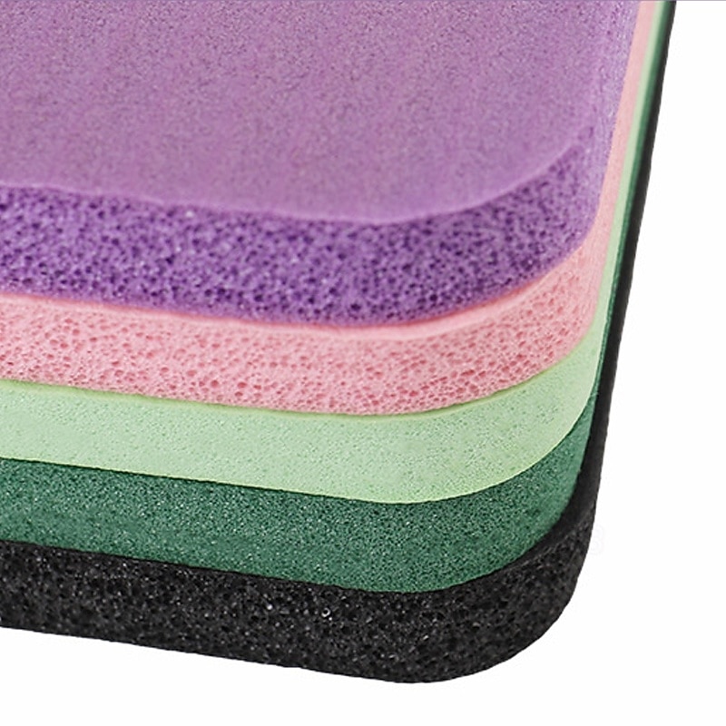 Exercise Yoga Mat 40*33*1.5 cm Non Slip High Density Thick Durable NBR Grip for Pilates Exercise & Fitness Yoga Black Light Red Blue4