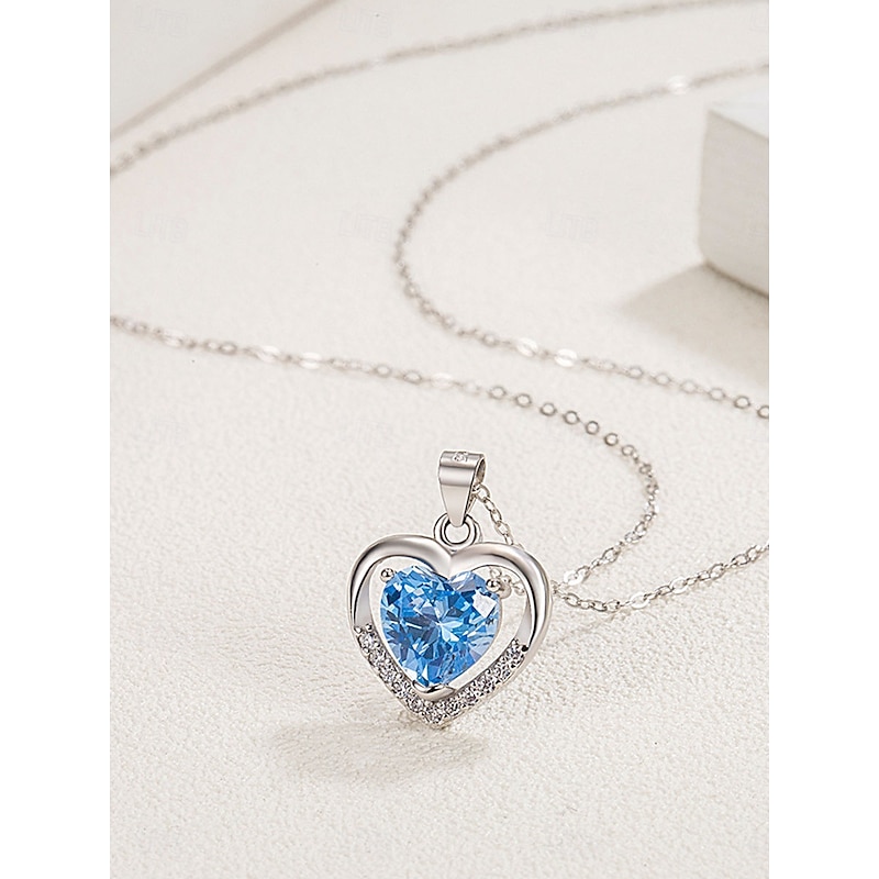 Necklace Titanium Steel Women's Fashion Cute Classic Heart Lovely Heart Shape Necklace For Valentine's Day Birthday Gift