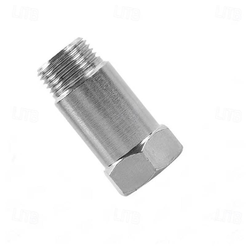 1PCS M18X1.5 Oxygen O2 Sensor Extender O2 Oxygen Sensor Spacer Car CEL Fix Check Engine Light Eliminator Adapter Converter2