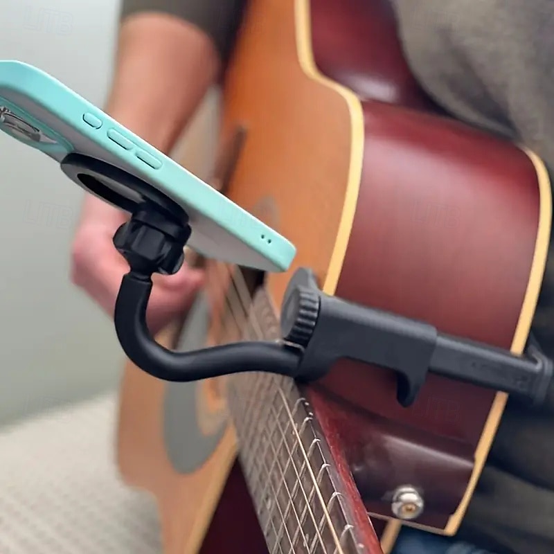 Guitar & Ukulele Phone Holder for MagSafe - Easy Clip Waterproof ABS
