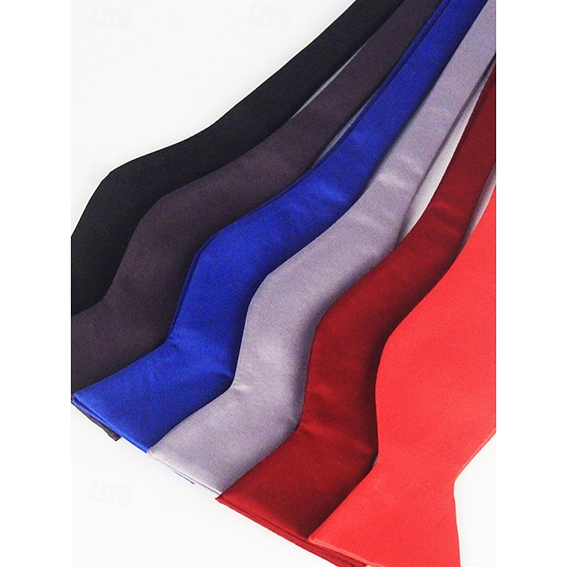 Men's Self-Tie Bow Tie in Multiple Colors, Formal Classic Style for Weddings, Parties, and Business Events3