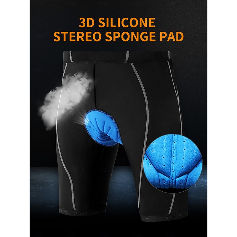 Men's Cycling Road Shorts Cycling Pants Cycling Shorts Bike Padded Shorts / Chamois Bottoms Race Fit Sports Fast Dry Lightweight Materials Sweat wicking Comfortable Black Clothing Apparel Bike Wear3