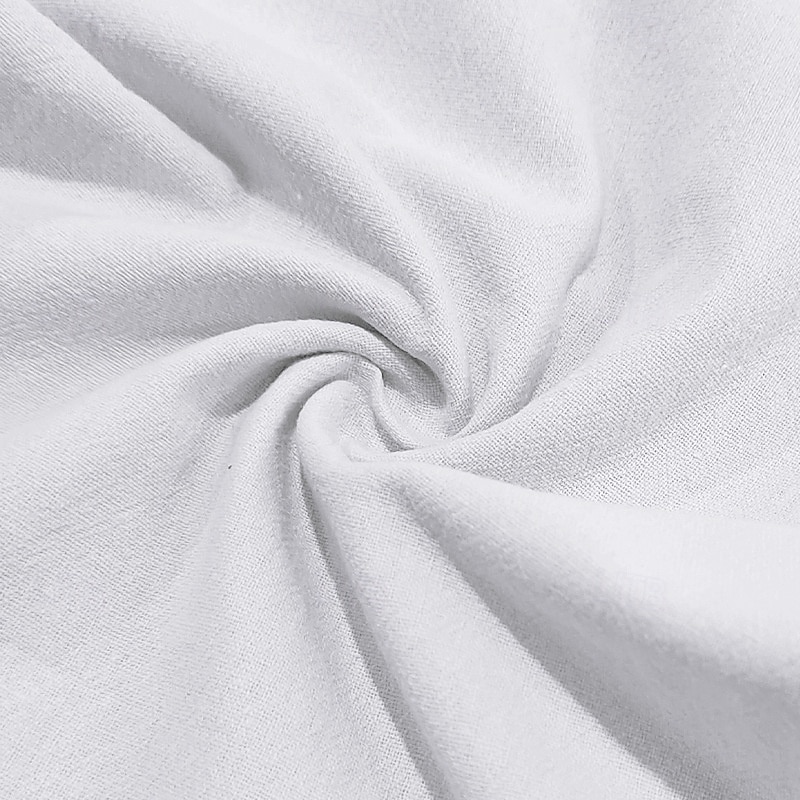 Men's Linen Pants Trousers Summer Pants Beach Pants Gurkha Pants Buttons Drawstring Elastic Waist Plain Comfort Breathable Full Length Casual Daily Holiday Classic Style Retro Vintage Black White2