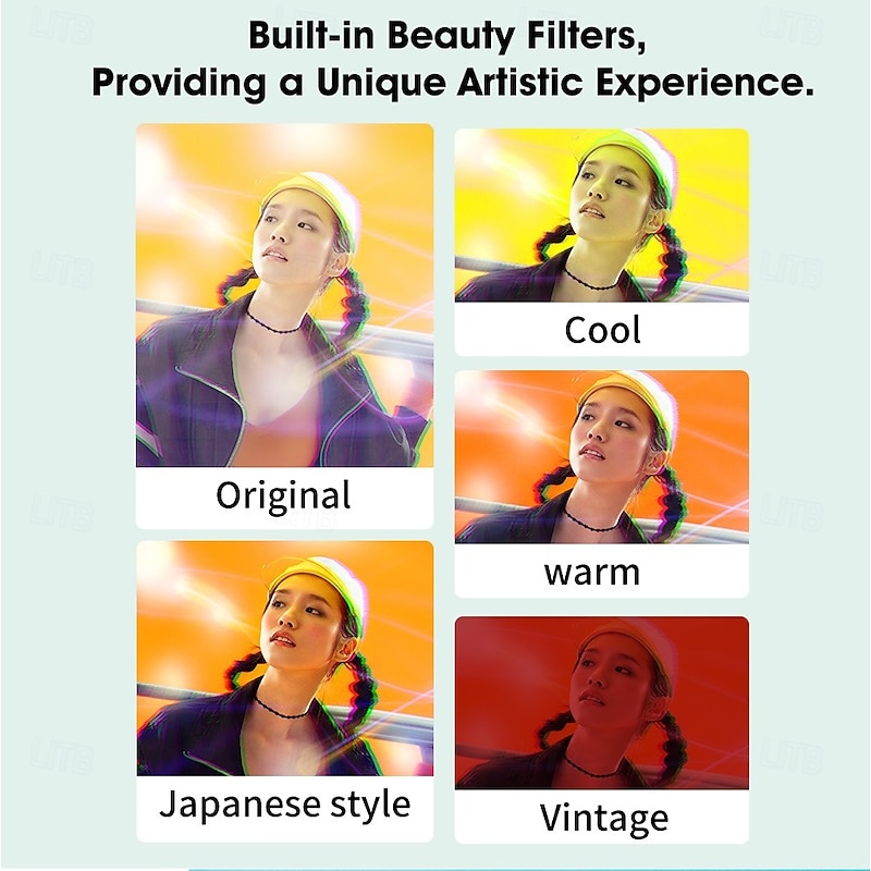 Digital Camera High-Definition Digicam Point and Shoot Camera Compact Camera Travel Camera Retro Camera 1080P 4X Zoom4