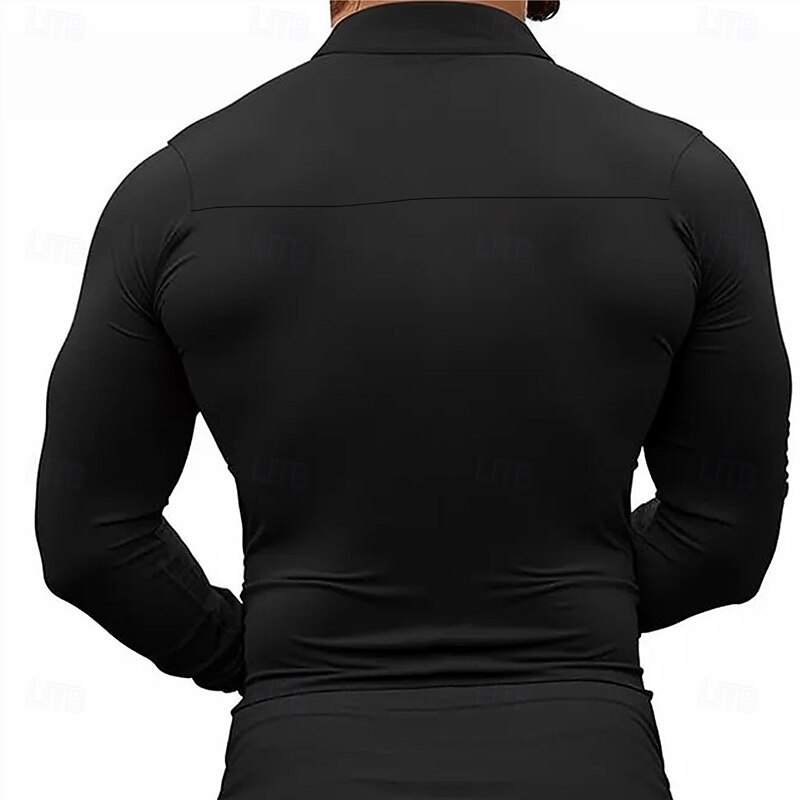 Men's Quotes & Sayings Tiaras & Crowns Dress Shirt Casual Shirt Button Up Shirt Long Sleeve Business Casual Formal Business Casual Spring Fall Turndown Button Up Black2