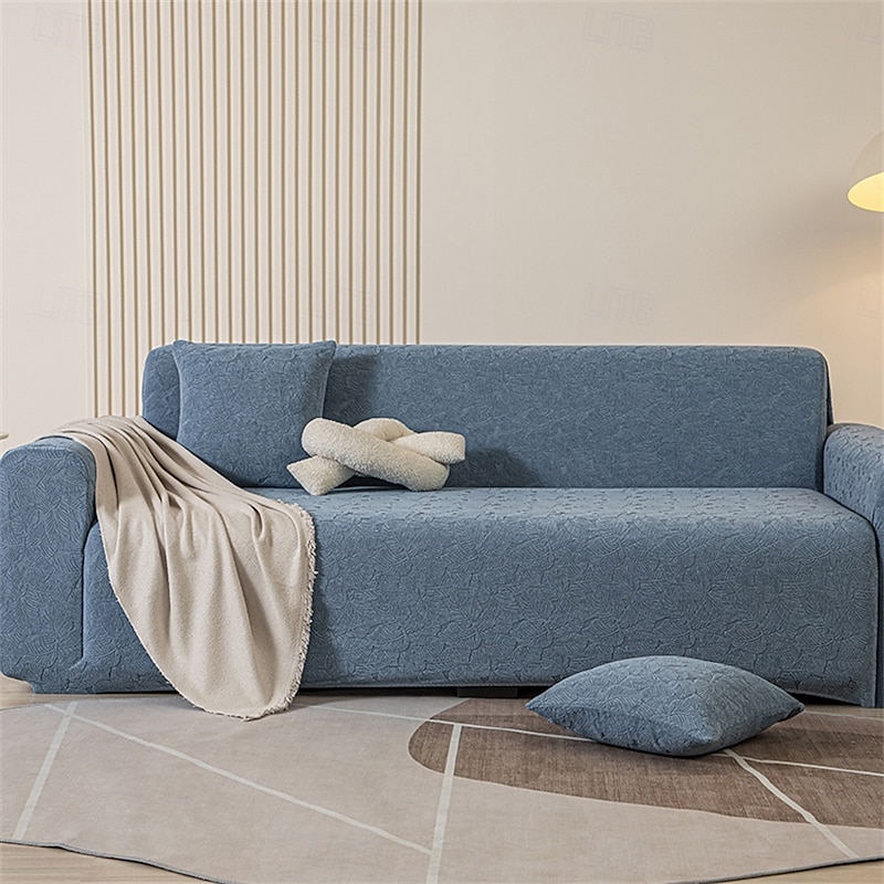 High Quality Small Leaf Sofa Cover Soft and Durable Fabric with Elegant Leaf Pattern Perfect for Living Room Decor Comfortable and Protective Slipcover Easy to Install and Machine Washable4