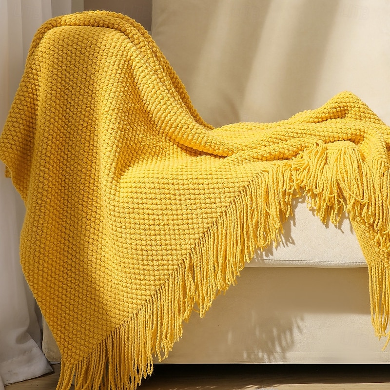 Waffle Weave Blanket Soft and Textured Design for Ultimate Comfort Lightweight and Breathable Perfect for All-Season Use Adds a Minimalist and Stylish Touch to Your Home Durable and Easy to Maintain
