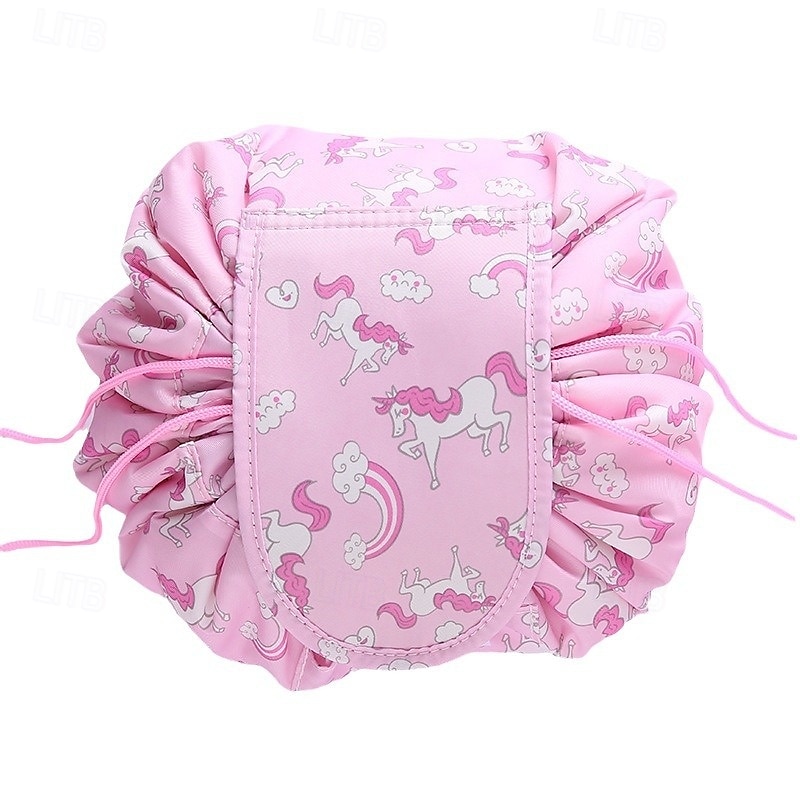 Magic Cosmetics Pouch Women Drawstring Cosmetic Bag Travel Storage Makeup Bag Organizer Female Make Up Pouch Portable Waterproof Toiletry Beauty Case3