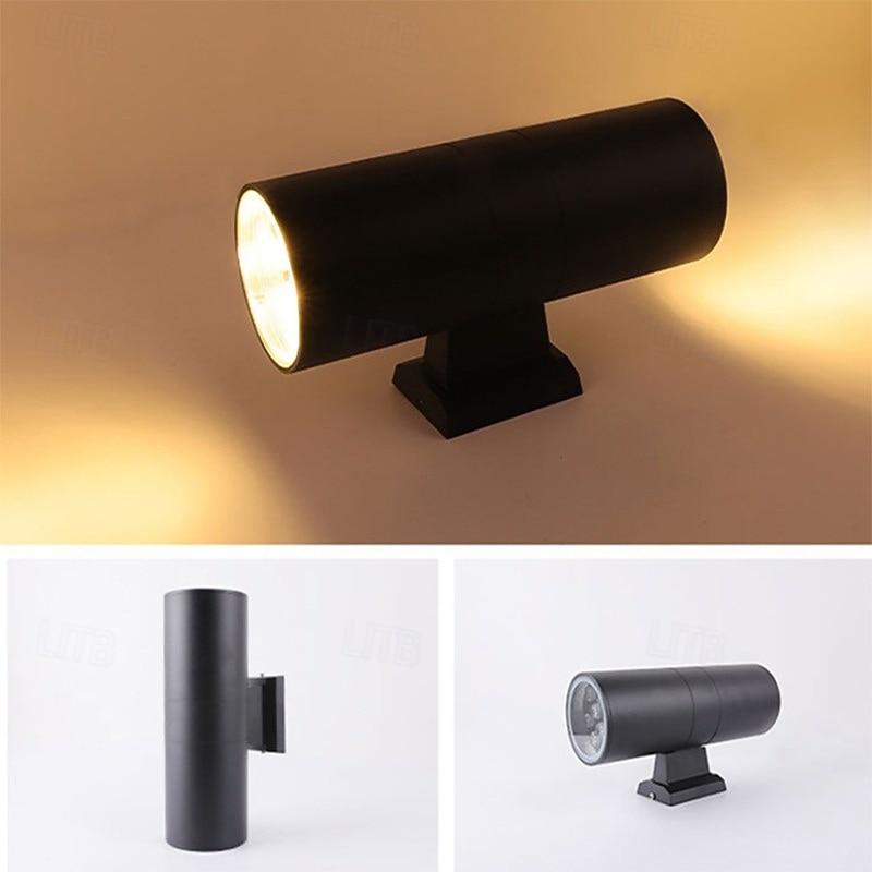 LED Nordic Style Flush Mount Wall Lights Outdoor Wall Lights Outdoor Shops / Cafes Iron Wall Light Generic3