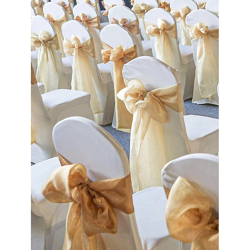 Wedding Chair Covers Stretchable Universal Fit Full Coverage Chair Slipcovers Perfect for Weddings, Banquets, and Events Durable and Wrinkle-Resistant Adds Elegance and Style to Any Occasion2