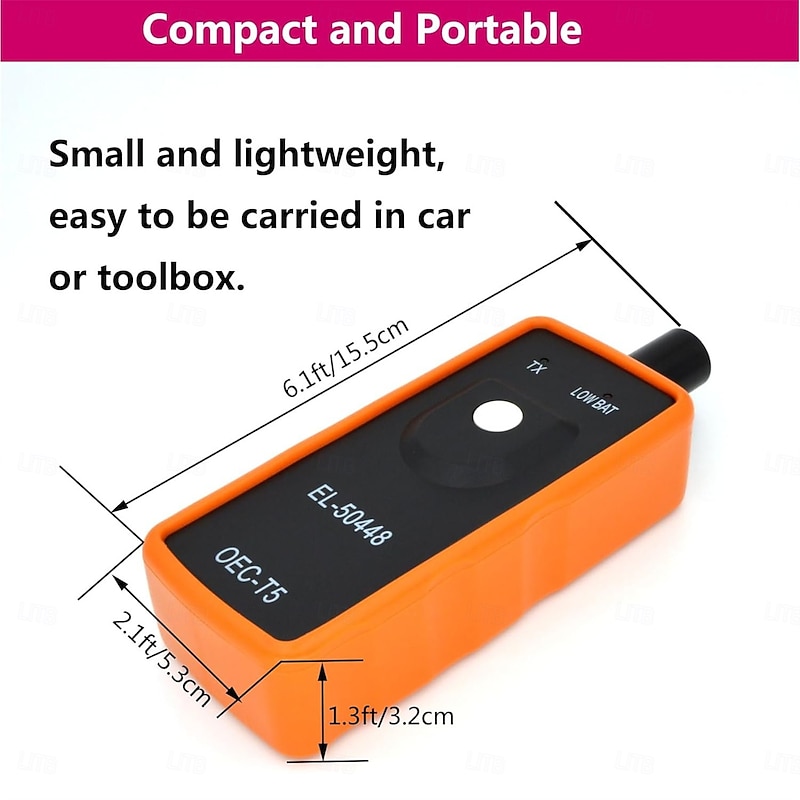 TPMS Relearn Tool #EL-50448 TPMS Programming Tool TPMS Sensor Tool Compatible with GM Series Cadillac Buick Standard Tire Pressure Sensor Reset Tool Car Essentials3