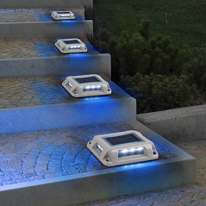 1pc Solar High-Pressure Aluminum Alloy Buried Lamp Outdoor Waterproof Wall Lamp for Courtyard, Path, Fence and Step Lighting