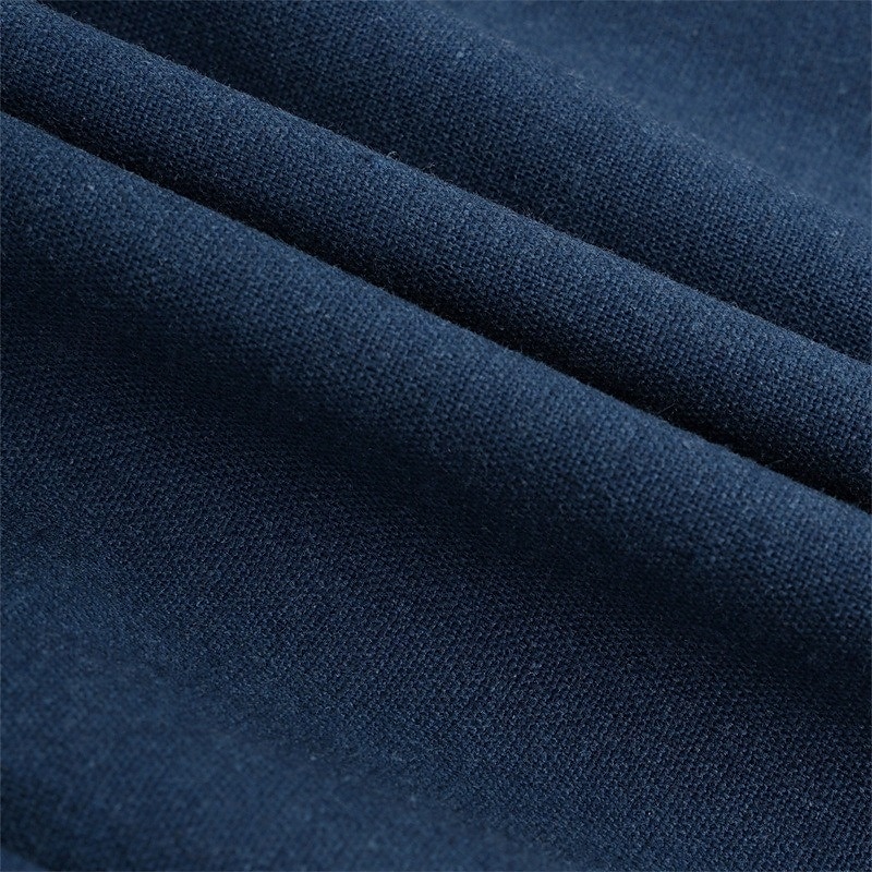 Men's Linen Pants Trousers Dress Pants Summer Pants Pocket Straight Leg Plain Comfort Breathable Full Length Formal Outdoor Business Streetwear Smart Casual Black White2