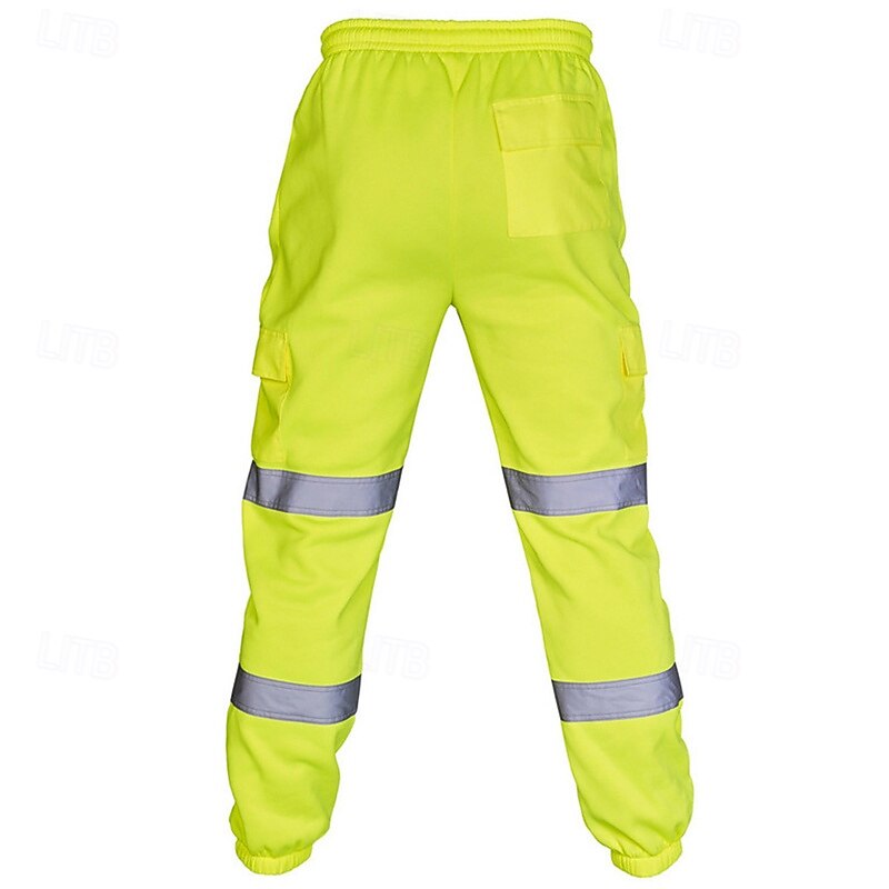 Men's Cargo Pants Hiking Pants Trousers Tactical Pants Military Patchwork Outdoor Regular Fit Quick Dry Breathable Pants / Trousers Elastic Waist Beam Foot Black Yellow Cotton Hunting Climbing4