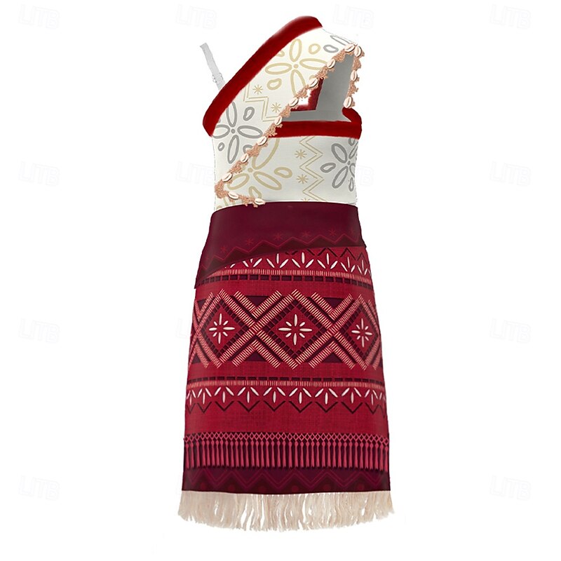 Moana Princess Moana Dress Bodysuits Couples Costumes Movie TV Theme Costumes Movie Cosplay for Men's Women's Adults' Carnival Children's Day World Book Day Party Birthday Beach3