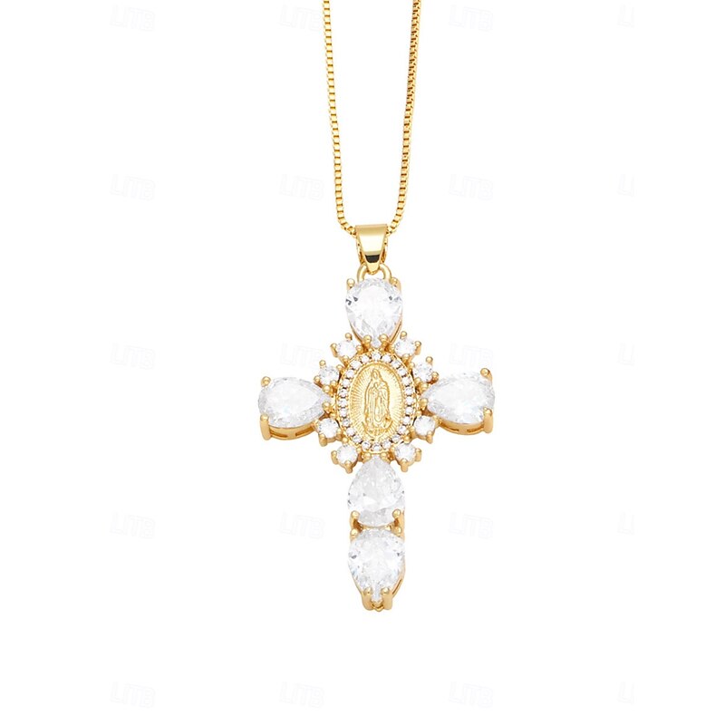 Necklace Copper Women's Fashion Cute Classic Lovely Geometric Necklace For Daily2