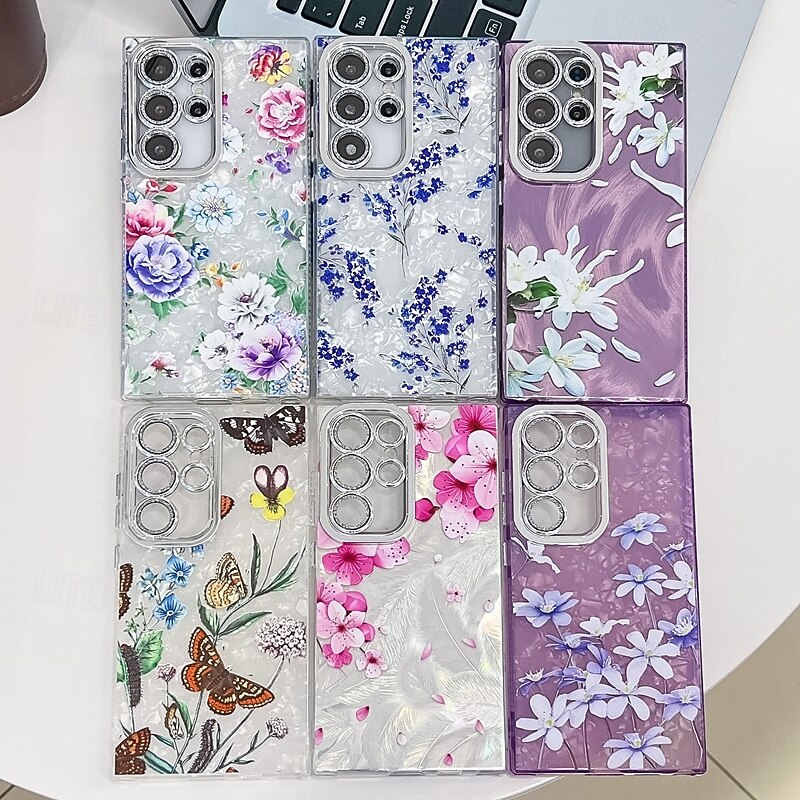 Phone Case For Samsung Galaxy S25 S24 Ultra Plus S24 FE S23 A55 5G A35 5G A25 A15 Back Cover Shockproof Retro TPU PC