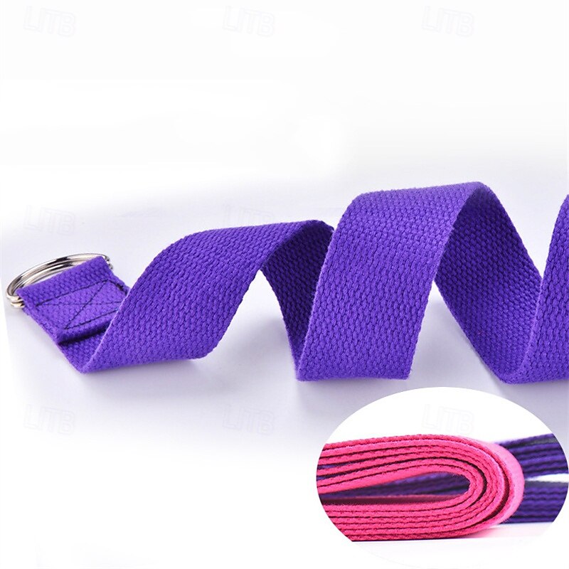 Yoga Strap 183*3.8 cm Sports Terylene Yoga Fitness Pilates Stretchy Durable Improve Flexibility For Women's