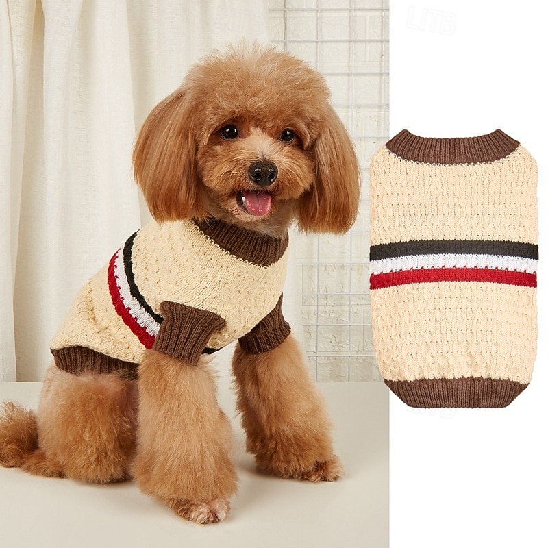 Dog Sweater Fashion Winter Warm Fashion Comfortable Outdoor Dailywear Indoor Dog Clothing for Small Medium4