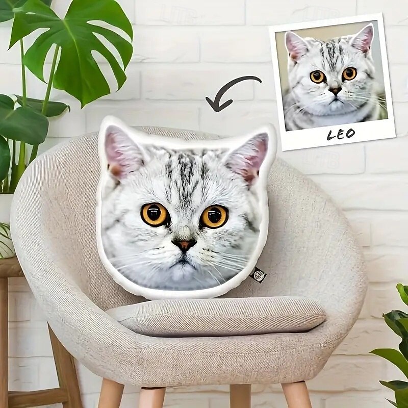 Personalized Gift Memorial Pillow Pet Soft,Cuddly, Duplex Printed, Hand Washable, Contemporary Designed, Zipper Closed, Cotton Filled, All-Season Decorative Throw Pillow for Cherished Memories2