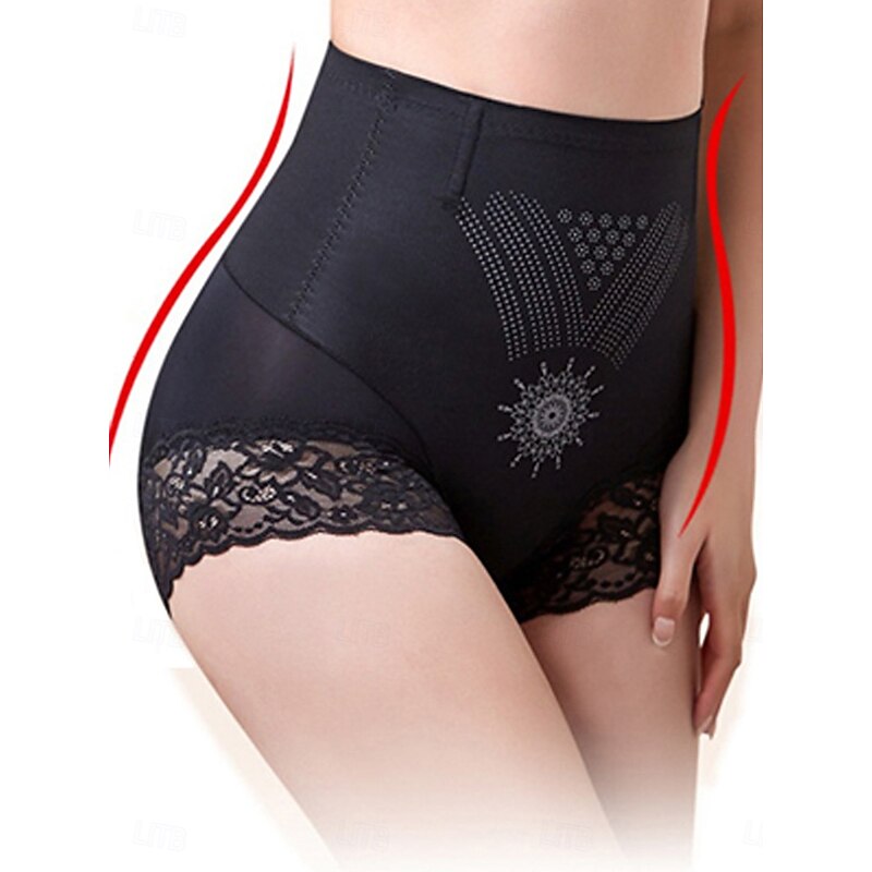 Women's Shapewear Shaping Panty MeshNightwearNylon Solid Colored Black Khaki Spring & Summer Fall & Winter3