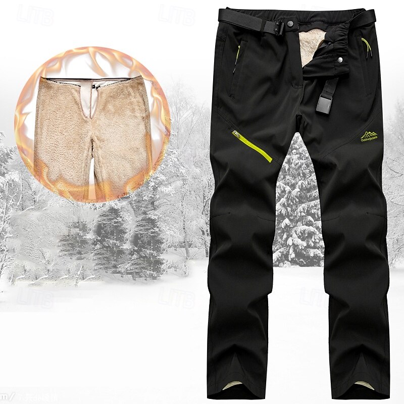 Men's Convertible Zip Off Pants Hiking Pants Trousers Summer Outdoor Windproof Quick Dry Zipper Pocket Wear Resistance Bottoms Black Pink Elastane Hunting Fishing Climbing L XL XXL XXXL3