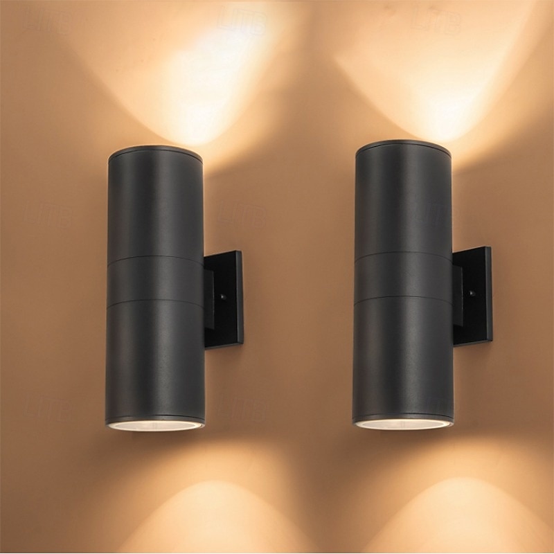 LED Nordic Style Flush Mount Wall Lights Outdoor Wall Lights Outdoor Shops / Cafes Iron Wall Light Generic2