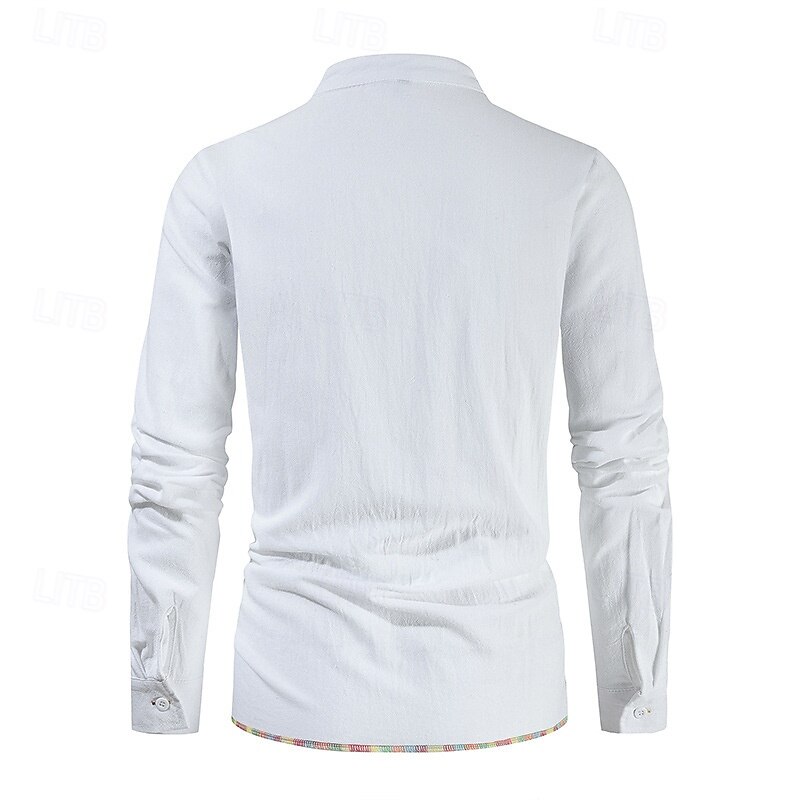 Retro Vintage Medieval Renaissance Shirt Pirate Viking Ranger Fancy Dress Men's Pirate Fantasy Halloween Carnival Mardi Gras Party LARP Adults' Shirt2