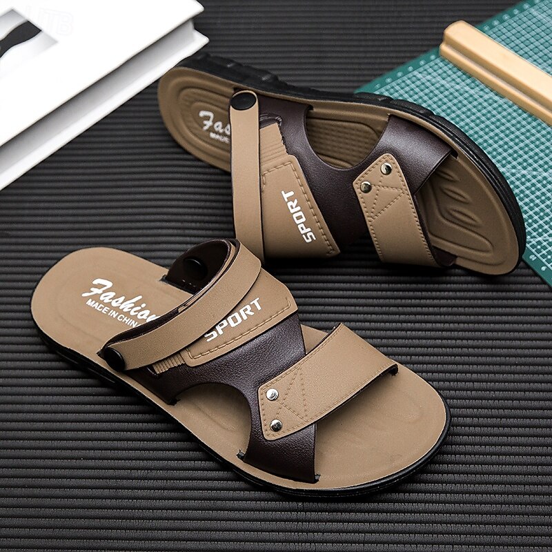 Men's Sport Sandals with Adjustable Straps, Comfortable Outdoor Footwear for Beach, Hiking, and Casual Wear3