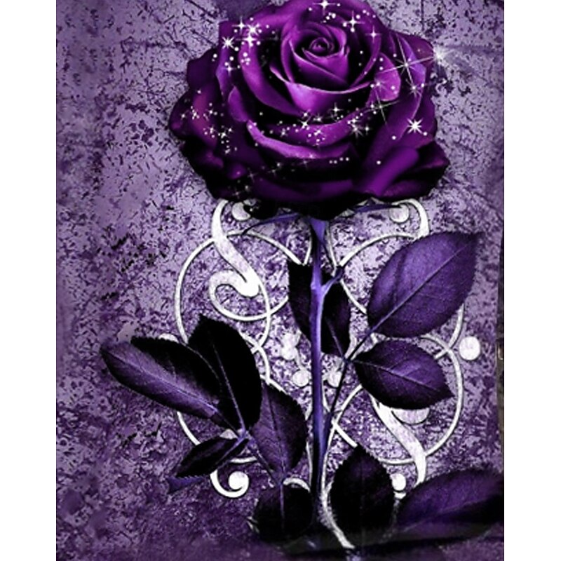 Valentine Women's Rose T Shirt Cute Rose Floral Regular Tops Print Regular Fit Daily Weekend Black Blue Purple Orange Rose Pink Fall Winter Prefall3