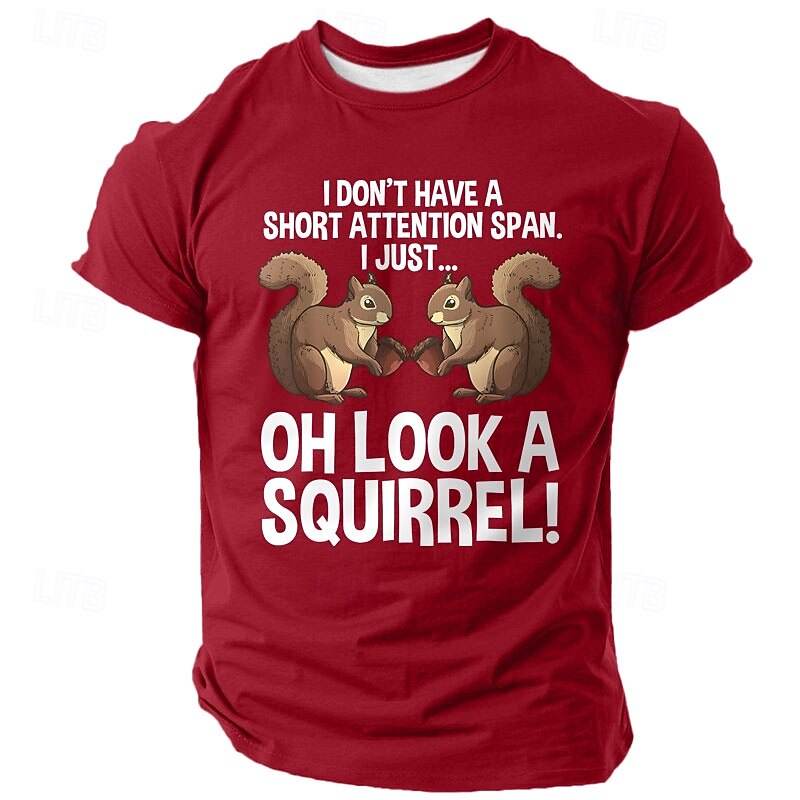 Men's Funny Goose T Shirt Short Sleeve T shirt 3D Print Crew Neck Shirt Fashion Daily Street Daily Black White Red Summer Spring Clothing Apparel S M L XL XXL XXXL3